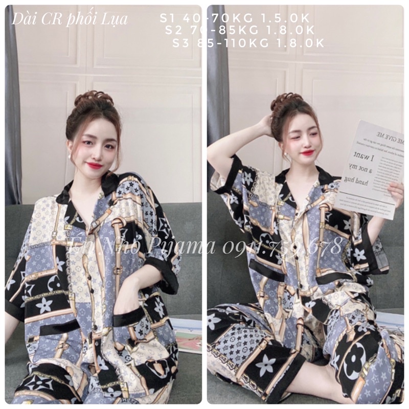 Bigsize 50-110kg cánh rơi Lụa 2 túi phối siêu mềm mịn đẹp Én Nhỏ Pijama | BigBuy360 - bigbuy360.vn