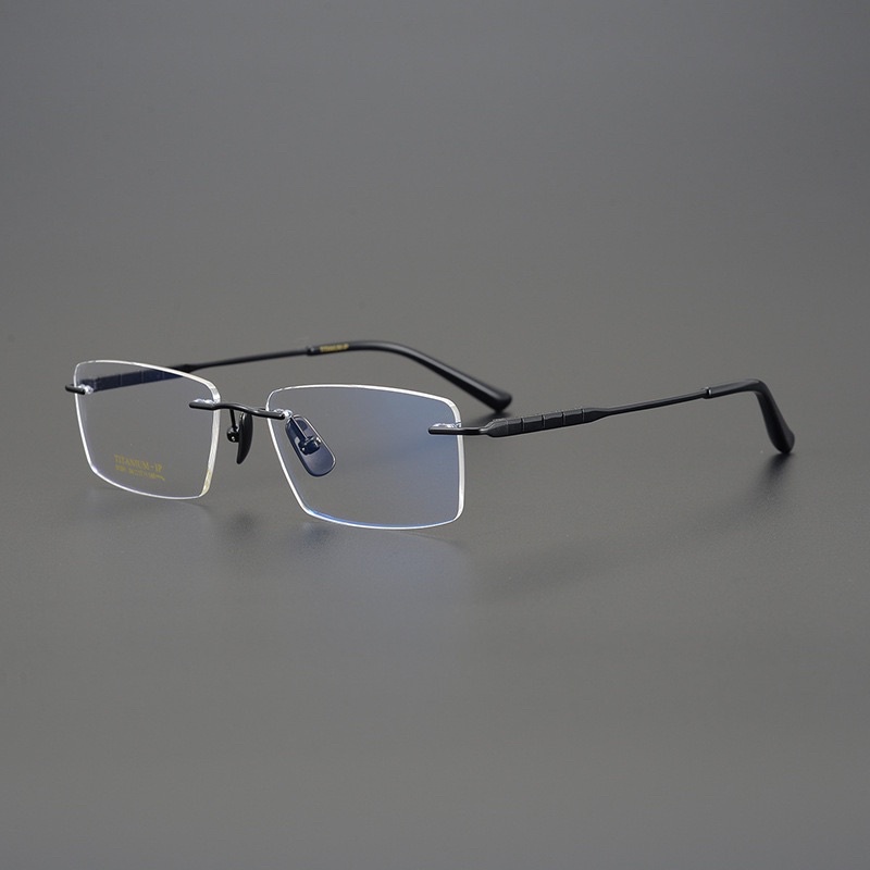 Gọng kính khoan không viền titanium cao cấp số lượng hạn chế