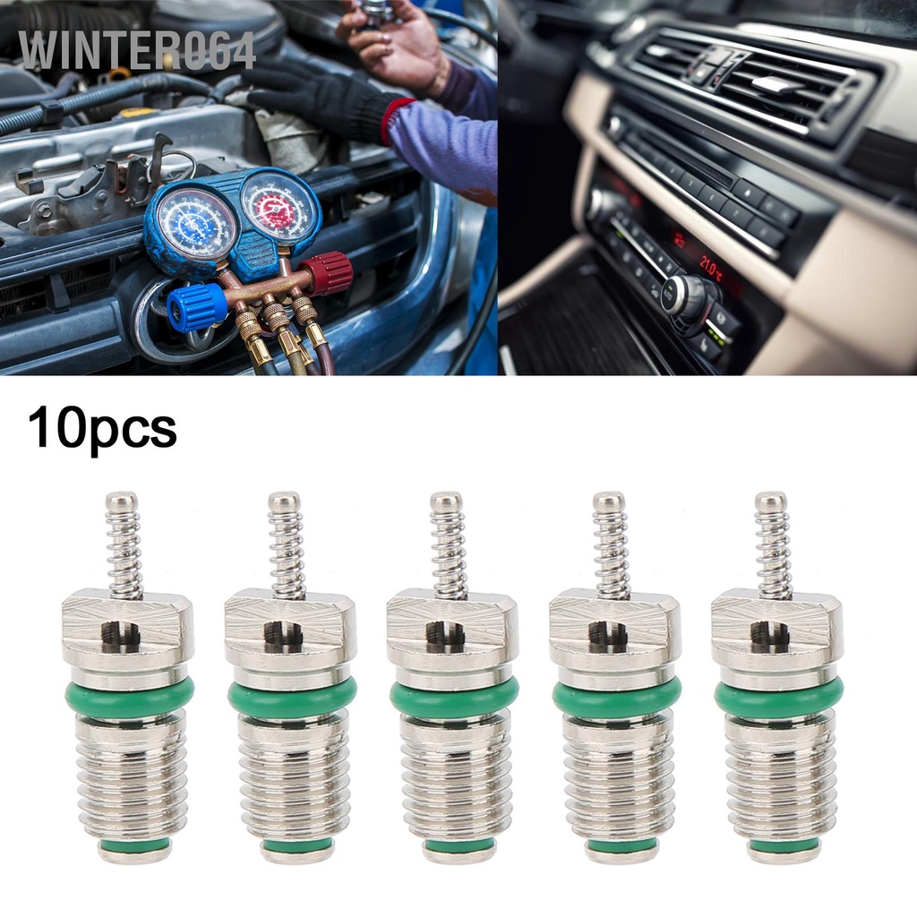 Winter064 10 cái Lõi van điều hòa không khí ô tô Kim chịu áp suất cao cho chất làm lạnh R134A