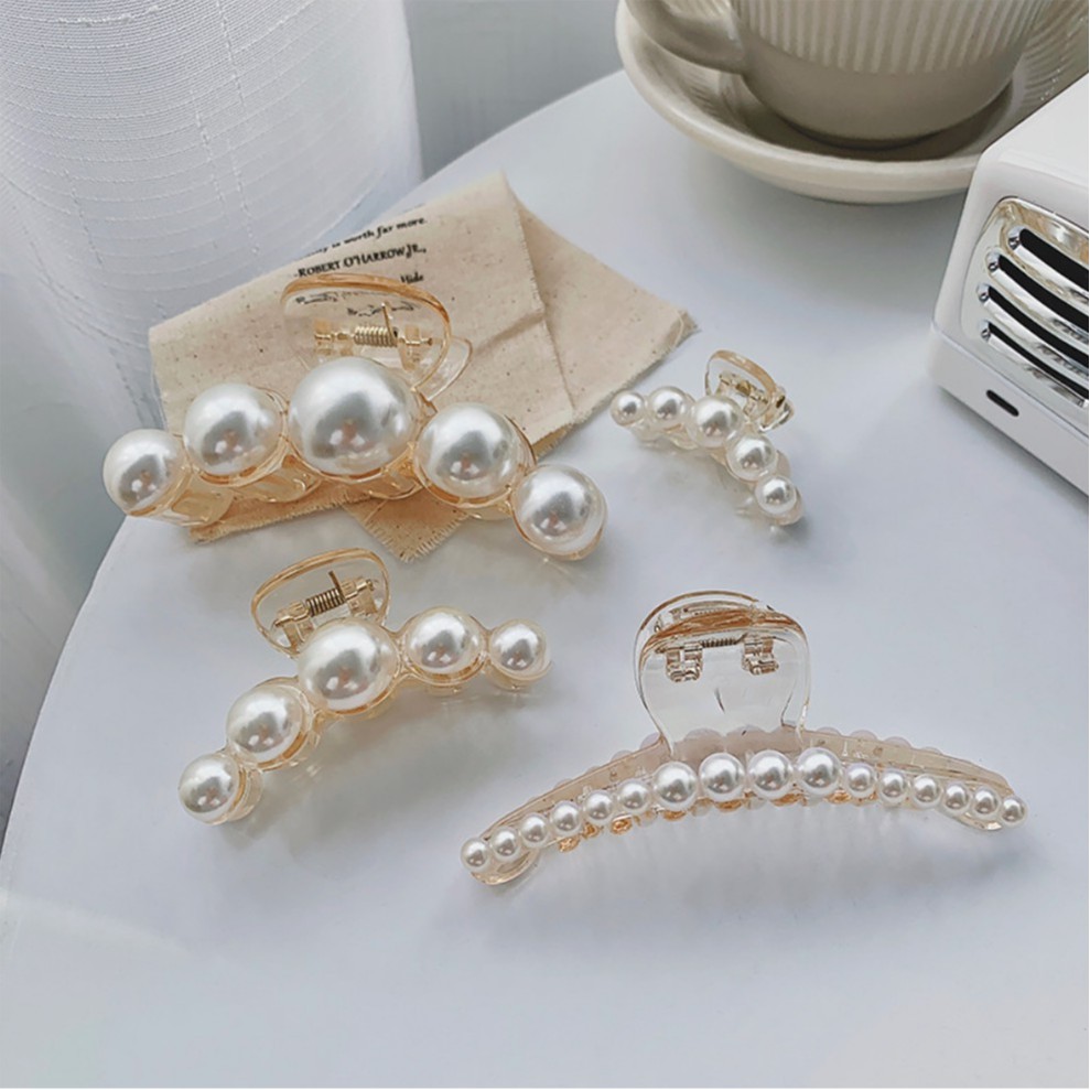 Kẹp càng cua Mua Tất đính hạt châu nhiều size (muatatshop)