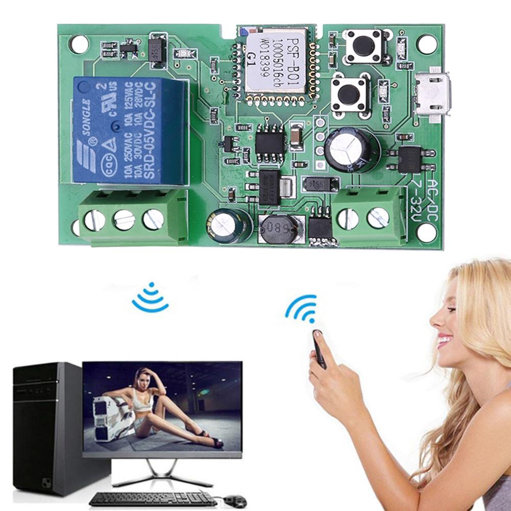 ♚Domy♚SONOFF DC12V/5-32V Wireless WiFi Smart Switch Inching/Self-Locking Module | BigBuy360 - bigbuy360.vn