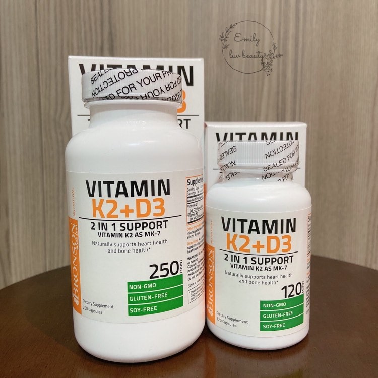 Vitamin K2 + D3 Bronson Mỹ