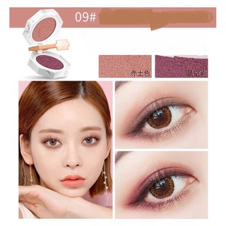 Phấn mắt Maycreate 3 tầng 2 mầu kèm gương vân đá