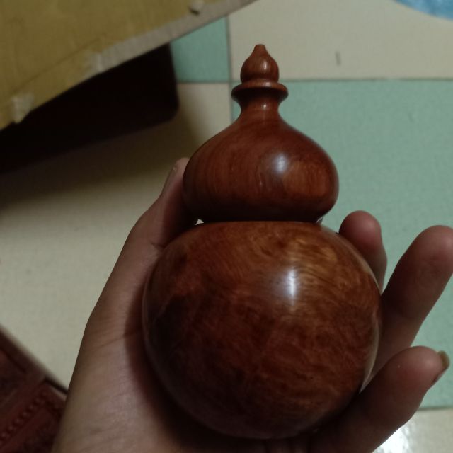 Lọ tăm hồ lô gỗ hương hàng thủ công mỹ nghệ tinh sảo.sản phẩm của làng nghề tiện truyền thống Nhị Khê Thường Tín Hà Nôi