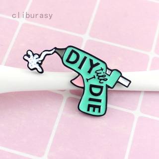 Ghim Cài Áo Hình Bình Xịt Độc Đáo Cá Tính