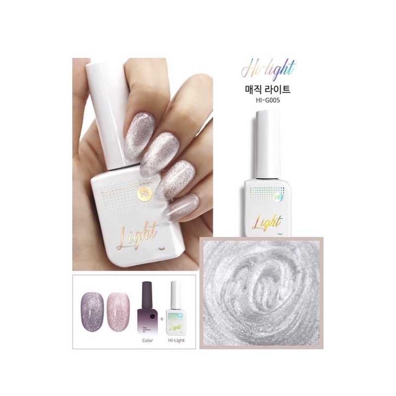 ♻️Freeship - Chính hãng♻️  Sơn gel mắt mèo kim cương cao cấp Hàn Quốc Hi gel nail