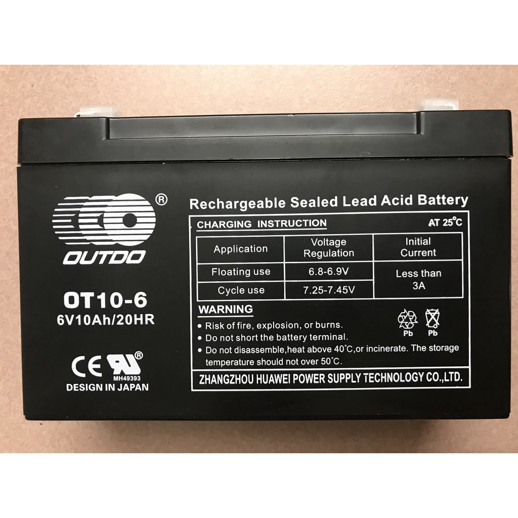 Ắc quy 6v 10ah