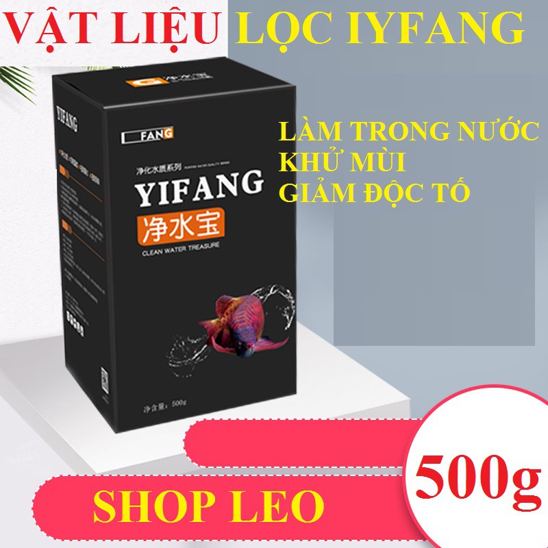 VẬT LIỆU LỌC IYFANG LÀM TRONG NƯỚC KHỬ ĐỘC BỂ CÁ - VẬT LIỆU LỌC NANO