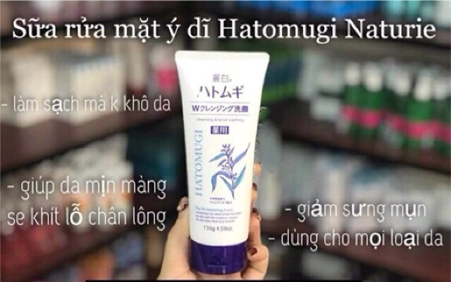 Sữa rửa mặt Ý Dĩ Hatomugi Naturie Nhật Bản | BigBuy360 - bigbuy360.vn
