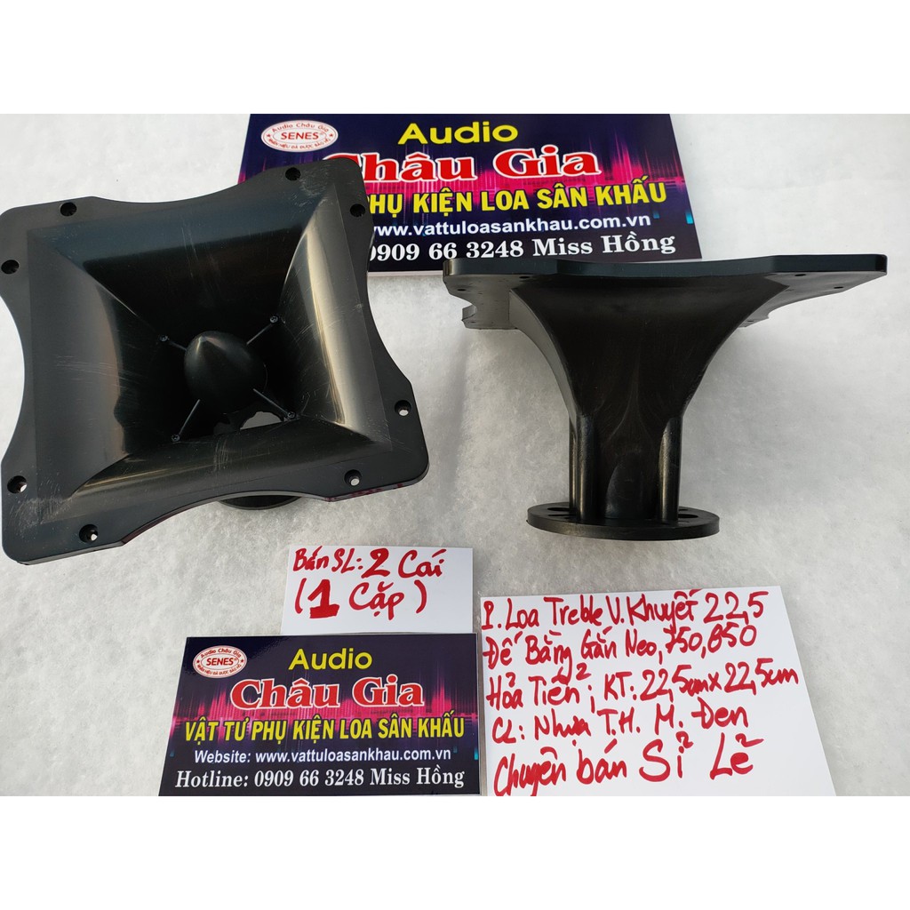 Phễu loa treble 22cm hỏa tiễn gắn treble 750- 2 cái Audio châu Gia