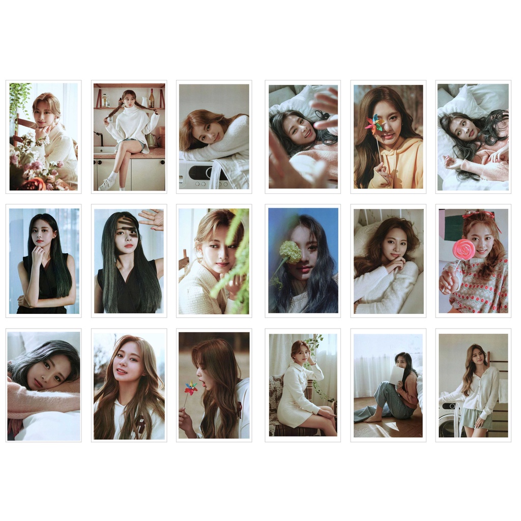 Ép Lụa] Lomo Card 45 Ảnh TWICE - Yes, I am Tzuyu 1st Photobook