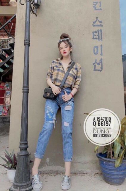 Áo sơ mi kẻ caro to hàng thô đẹp