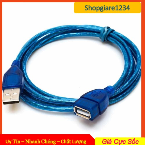 CÁP USB NỐI DÀI 1,5m-3m-5m-10m - ARIGATOO - CÁP XỊN. Có đầu bọc chống điện giật, chống nhiễu (loại tốt)