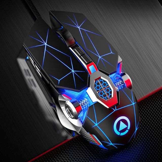 Chuột Gaming Siêu Khủng Esports Q7  Gaming Kiểu Dáng Siêu Độc Lạ, Led RGB Tự Đổi Màu