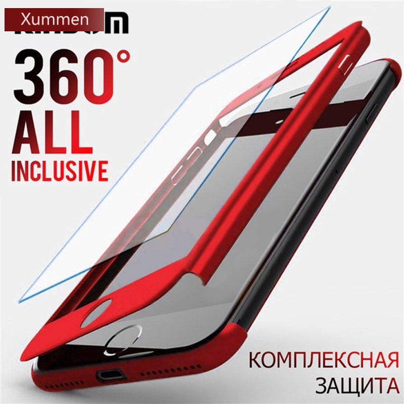 Ốp điện thoại bảo vệ toàn diện 360 độ cho IPhone 5 6 8 7 Plus Phone Case IPhone X XR