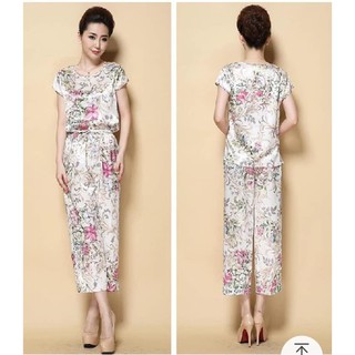 SALE - Bộ lụa nữ trung niên hàng cao cấp