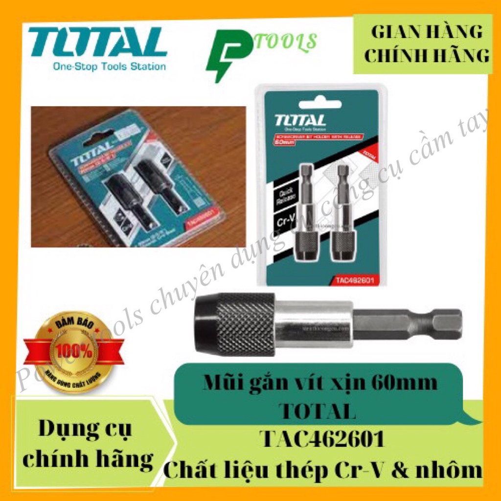 MỦI GẮN VẶN VÍT TOTAL 60MM TAC462601