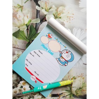 [CÓ SẴN] Phiếu giao hàng hình đoremon mới lạ