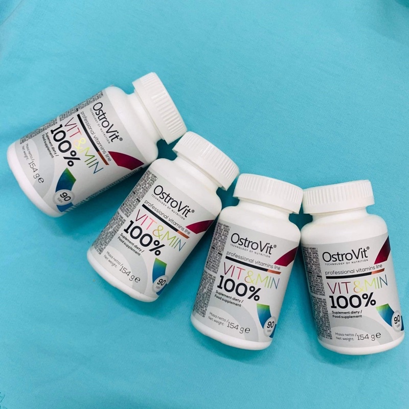 Ostrovit Vit&Min - Thực Phẩm Bổ Sung Tăng Sức Đề Kháng, Hệ Miễn Dịch, bổ sung Vitamin và Khoáng Chất