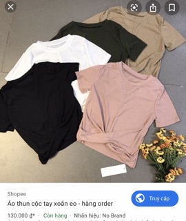 Siêu phẩm áo xoắn eo