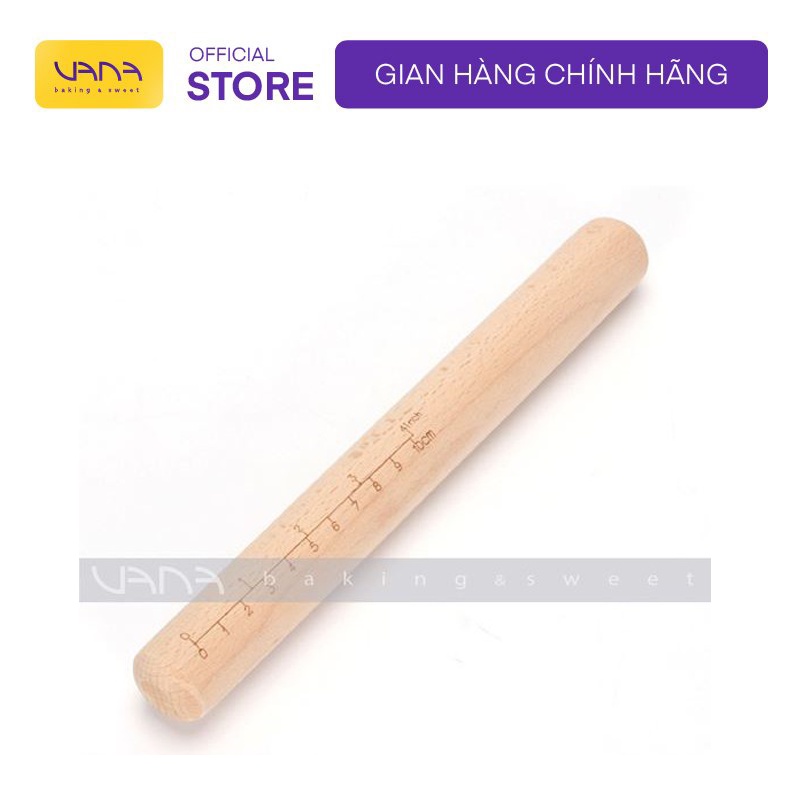 CÁN BỘT GỖ TRƠN ( 30CM)