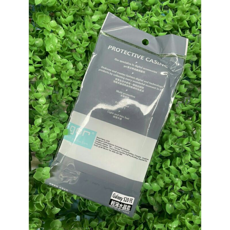 Ốp Samsung S20 FE hãng Gor cao cấp, ốp trong suốt, cực dẻo, mỏng, siêu nhẹ, mỏng 0.4mm, không ố vàng | BigBuy360 - bigbuy360.vn