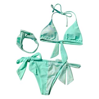 Bikini Phối Nơ Có Đệm Mút Gợi Cảm