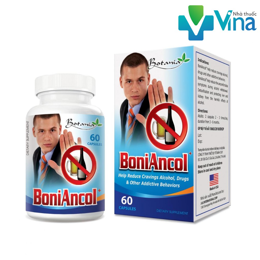 Viên Uống BoniAncol - Giải Pháp Cho Người Cai Rượu Bia