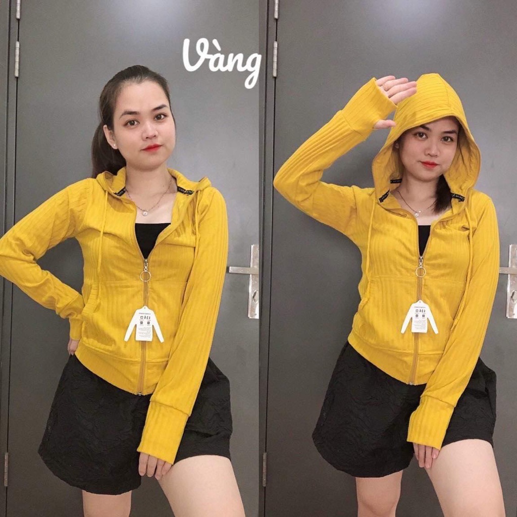 ÁO KHOÁT THUN GÂN TRƠN CAO CẤP HÀNG VNXK