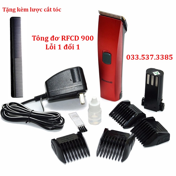 Tông đơ, tông đơ cắt tóc chuyên nghiệp RFCD 900