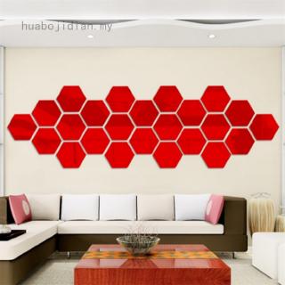 Sticker Dán Tường Họa Tiết Đa Giác 3D Mặt Gương Mẫu 2018 Dùng Trang Trí Phòng Khách Phòng Ngủ