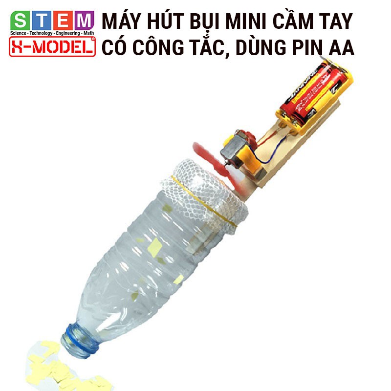 Đồ chơi thông minh, sáng tạo STEM Mô hình máy hút bụi mini X-MODEL ST59 cho bé, Đồ chơi cho bé DIY| Giáo dục STEM, STEAM