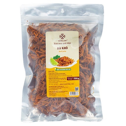 Thịt Bò Khô Sợi Hồng Lam - Vị Thơm Cay Ngọt - Gói (200g,400g) | BigBuy360 - bigbuy360.vn