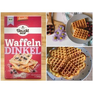 Bột làm bánh waffle plan hữu cơ Bauckhof (200g)