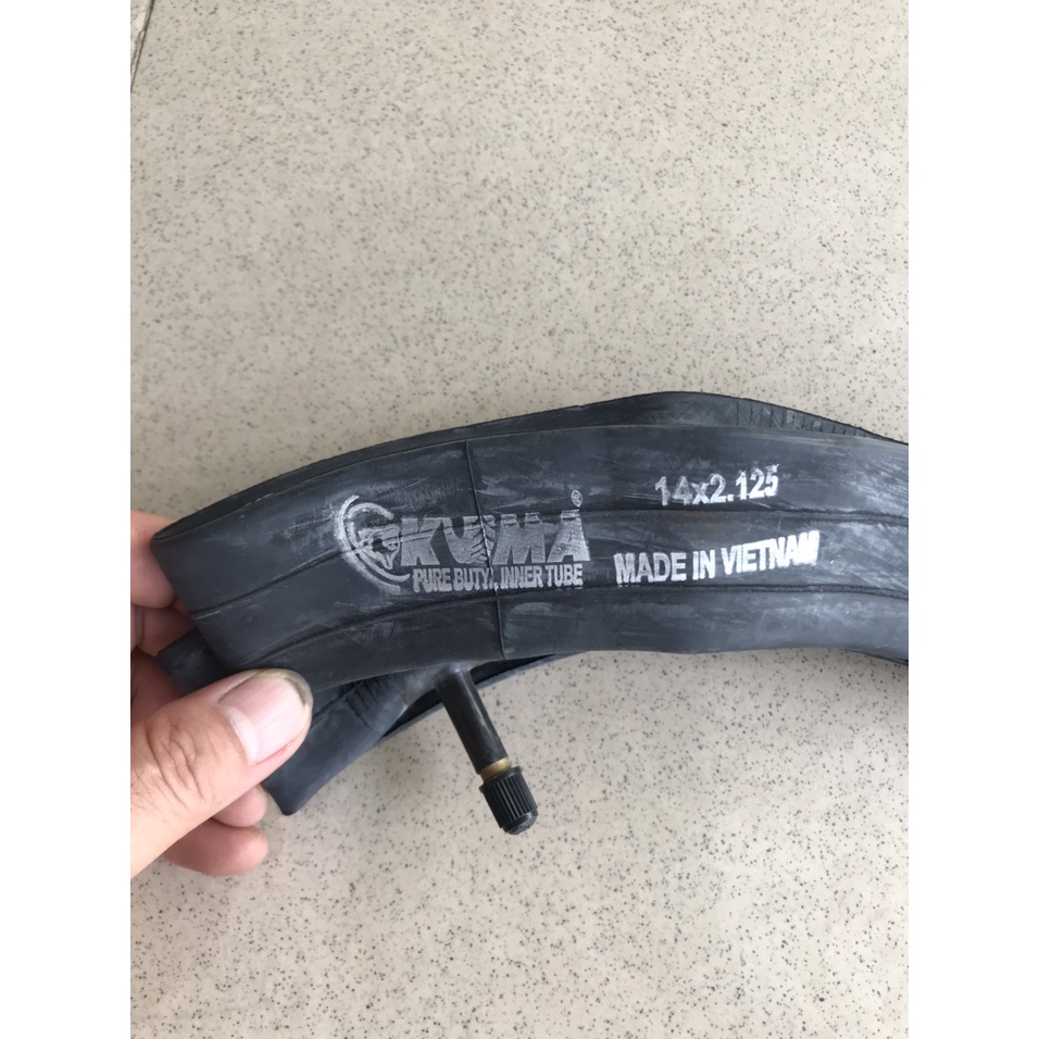Săm Lốp Xe Đạp Kuma Hàng Việt Nam Xuất Khẩu 14x2.125 Van Xe Máy
