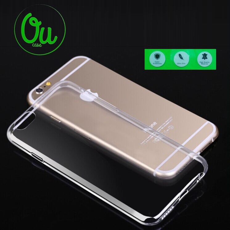 Ốp lưng iPhone 6 Plus/ 6S Plus OU Case silicon dẻo trong
