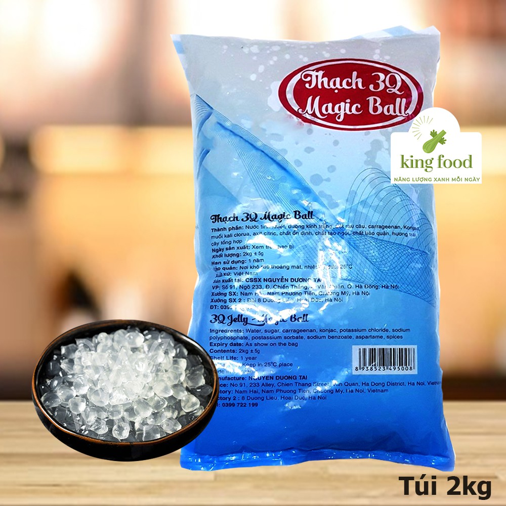 Trân châu 3Q ngọc trai Magic Ball (2kg) ăn giòn giòn cự kỳ ngon - Nguyên liệu pha trà sữa tuyệt hảo