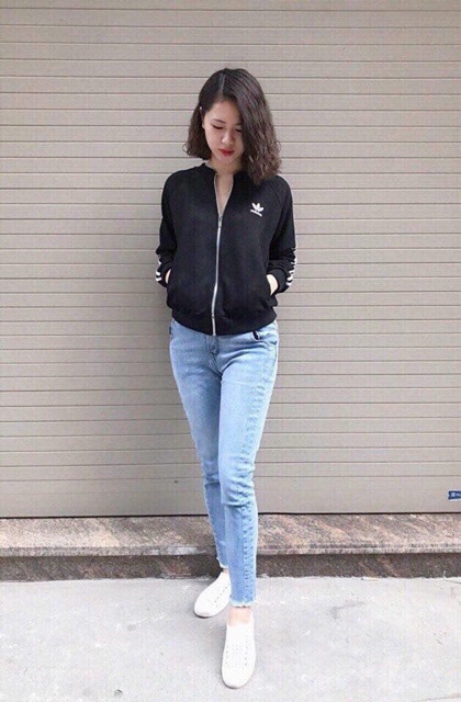 ÁO BOMBER DA LỘN ADIDAS