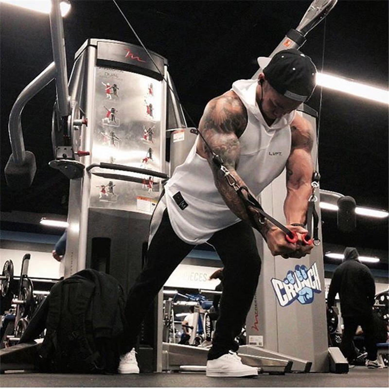 Áo Ba Lỗ Thể Thao Có Nón Nhanh Khô Năng Động Cho Nam