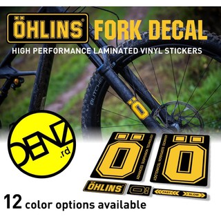 Nĩa Hình Dán ohlins Fork Ohhlins