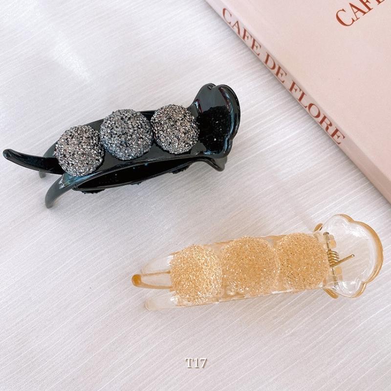Kẹp càng cua búi tóc, kẹp tóc đuôi ngựa đính đá thời trang nữ tính Mely T17