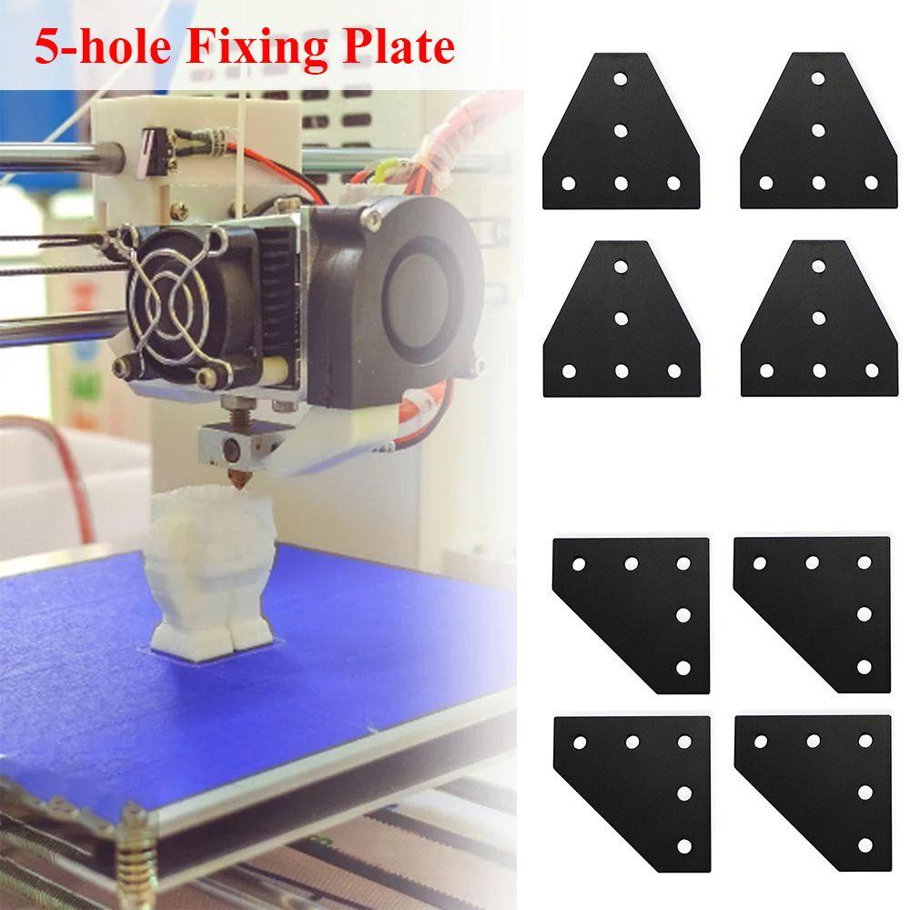 .Set 4 Tấm Hợp Kim Nhôm 5 Lỗ Cố Định Thay Thế Cho Máy In 3D