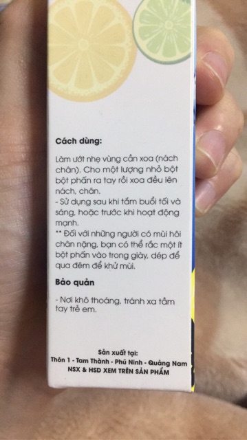 Đặc trị hôi nách, hôi chân Lemon C | BigBuy360 - bigbuy360.vn