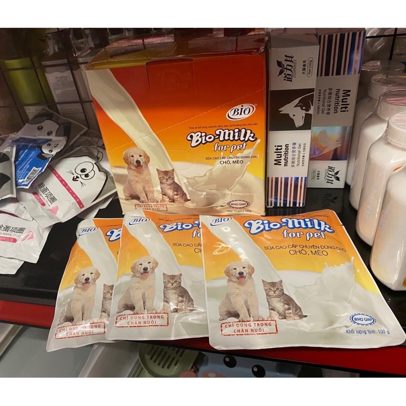 Sữa bột Biomilk 100gr / Dr.Kyan Predogen Precaten 110gr cho chó mèo