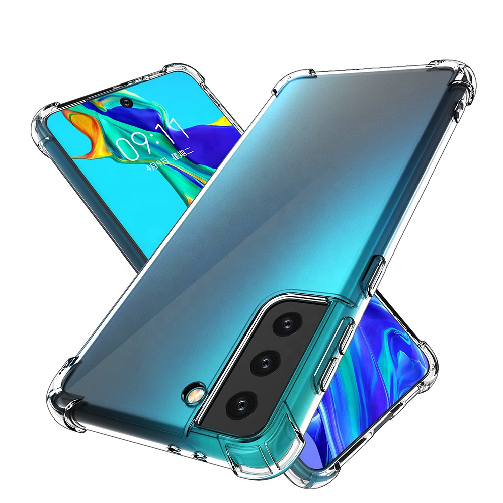 Ốp samsung S8 plus , S9 plus , Note 8 , S21 , S21 plus chống sốc trong suốt , có cạnh góc siêu dày bảo vệ