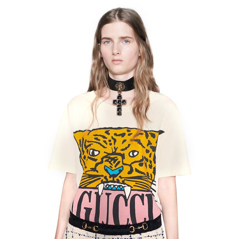 Áo Thun Tay Ngắn Cổ Tròn Chất Liệu Cotton In Logo Gueen  Cao Cấp Thời Trang Dành Cho Cả Nam Và Nữ