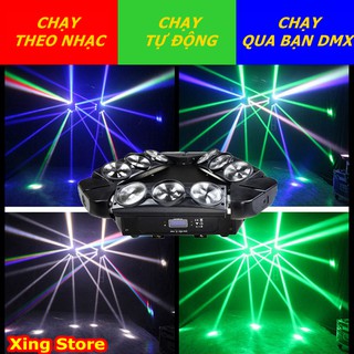 1016-ĐÈN MOVING HEAD 9 MẮT LỚN Đèn sân khấu