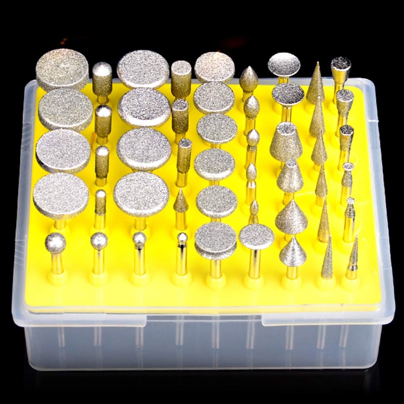 Set 50 Đầu Mài 1 / 8-inch Mạ Kim Cương Chất Lượng Cao