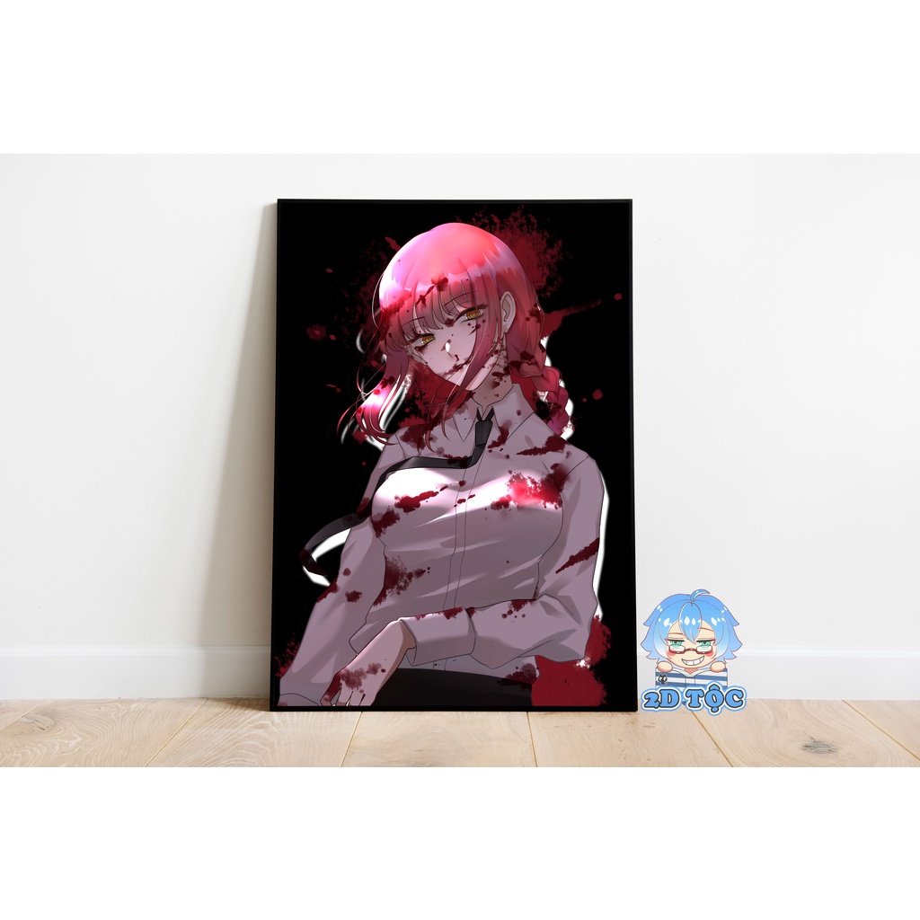 Poster A3 Makima (2) Anime Manga Chainsaw Man - 2d tộc shop