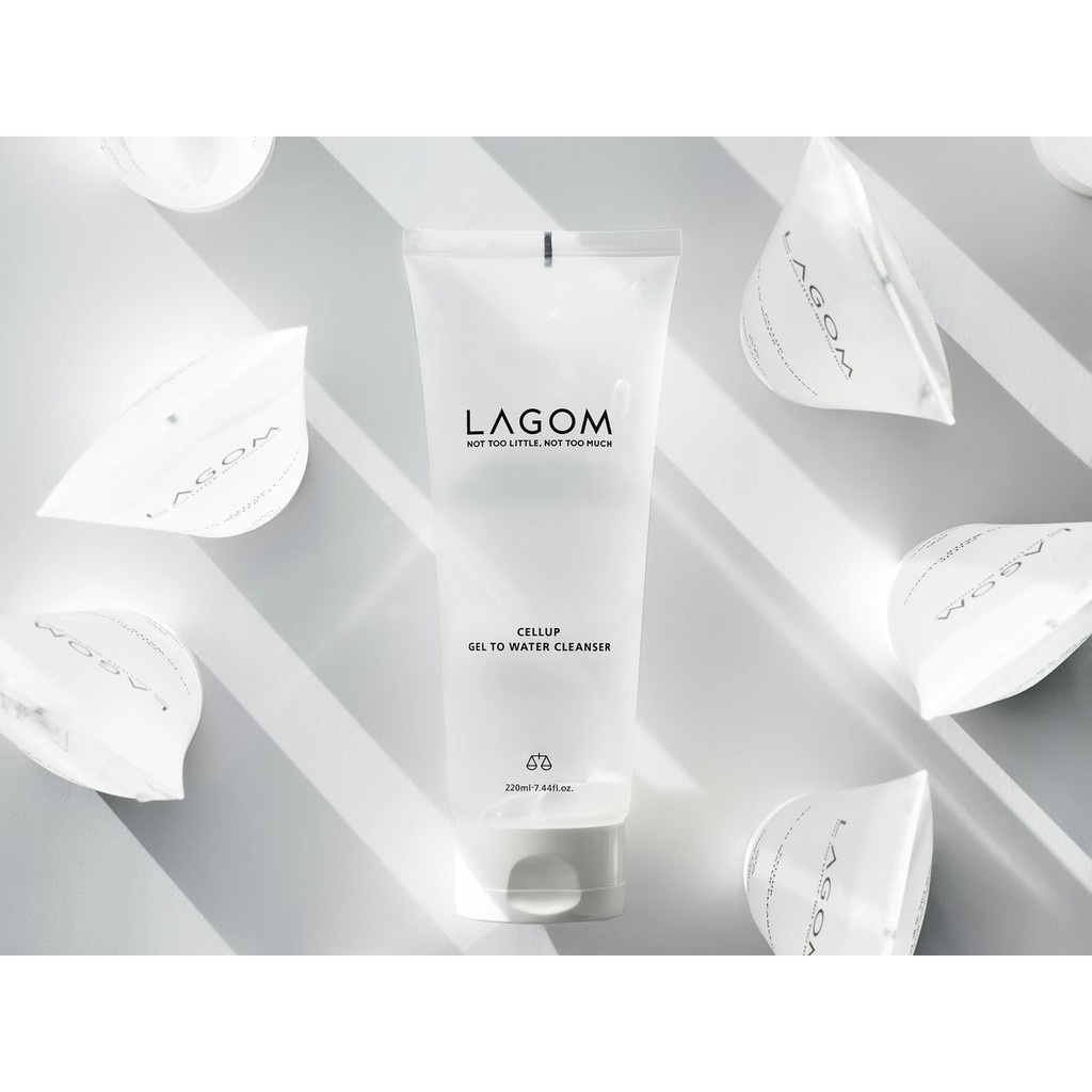 Sữa Rửa Mặt Dịu Nhẹ Dạng Gel LAGOM Cellup Gel To Water Cleanser 30ml/220ml GomiMall